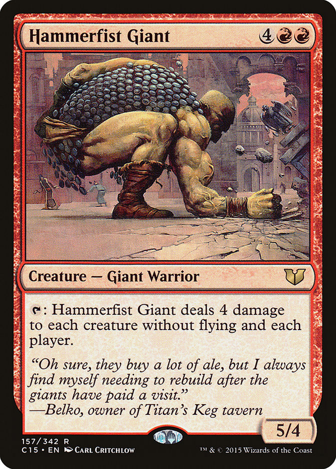 Hammerfist Giant 157/342 (Commander 2015)  | Chromatic Games