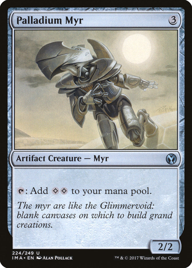Palladium Myr 224/249 (Iconic Masters)  - Foil | Chromatic Games