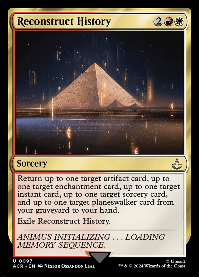 Reconstruct History 97 (Universes Beyond: Assassin's Creed)  | Chromatic Games