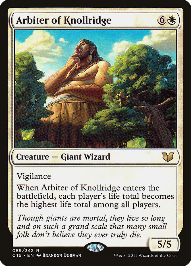 Arbiter of Knollridge 59/342 (Commander 2015)  | Chromatic Games