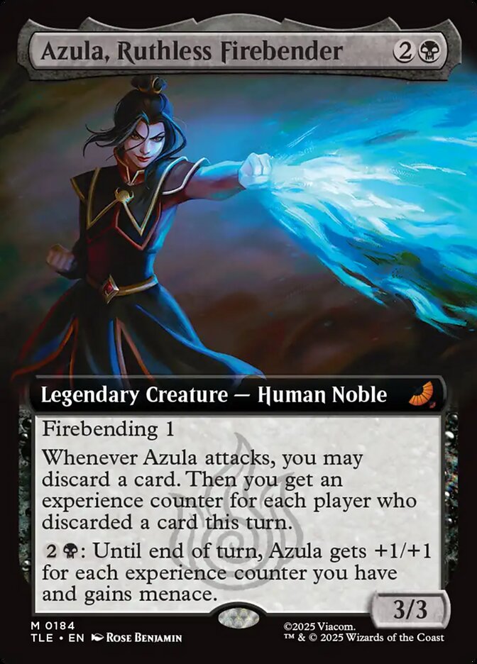 Azula, Ruthless Firebender 184/317 (Avatar: The Last Airbender: Eternal-Legal)  - Extended Art  | Chromatic Games
