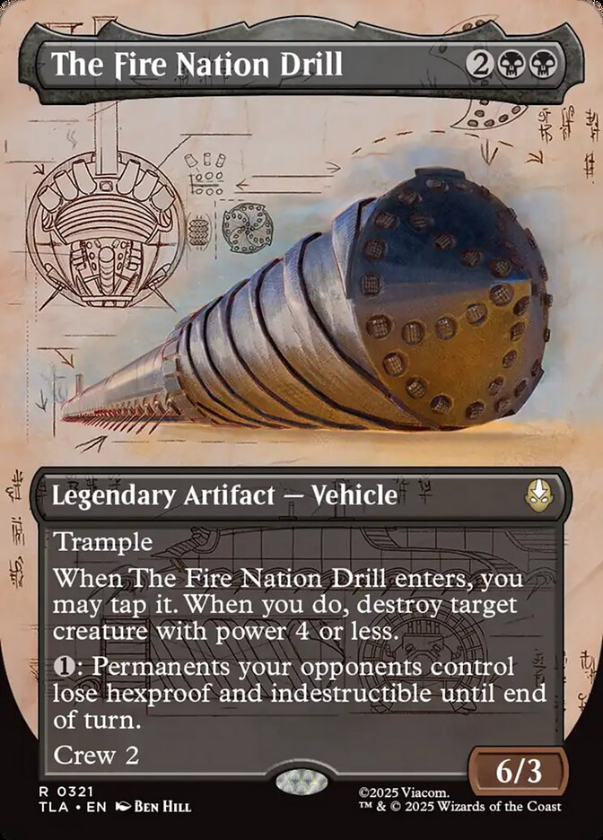 The Fire Nation Drill  321/286 (Avatar: The Last Airbender)  - Borderless | Chromatic Games