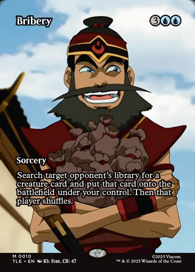 Bribery 10/317 (Avatar: The Last Airbender: Eternal-Legal)  - Borderless | Chromatic Games