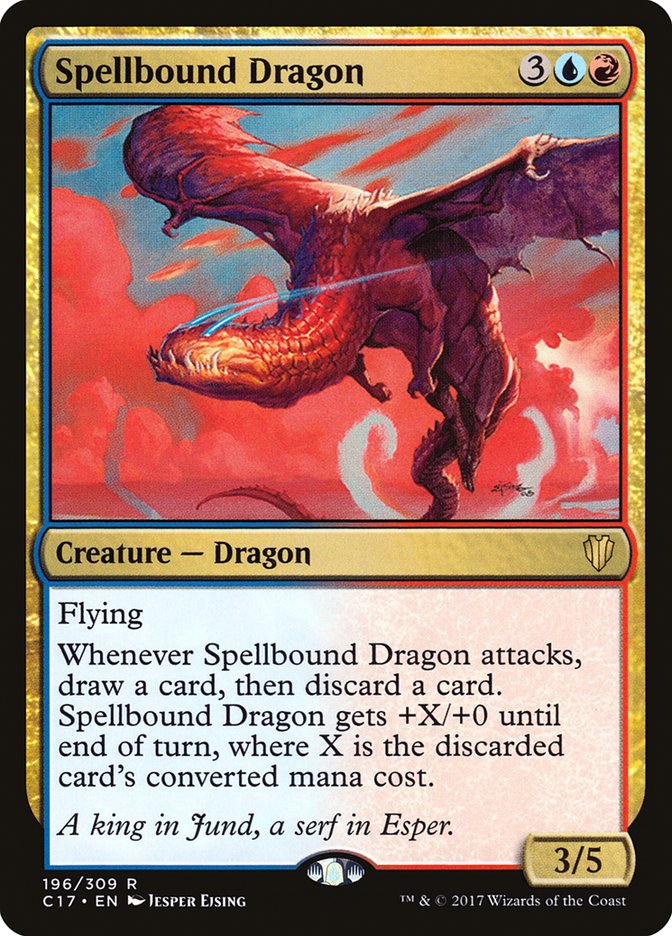 Spellbound Dragon 196/309 (Commander 2017)  | Chromatic Games