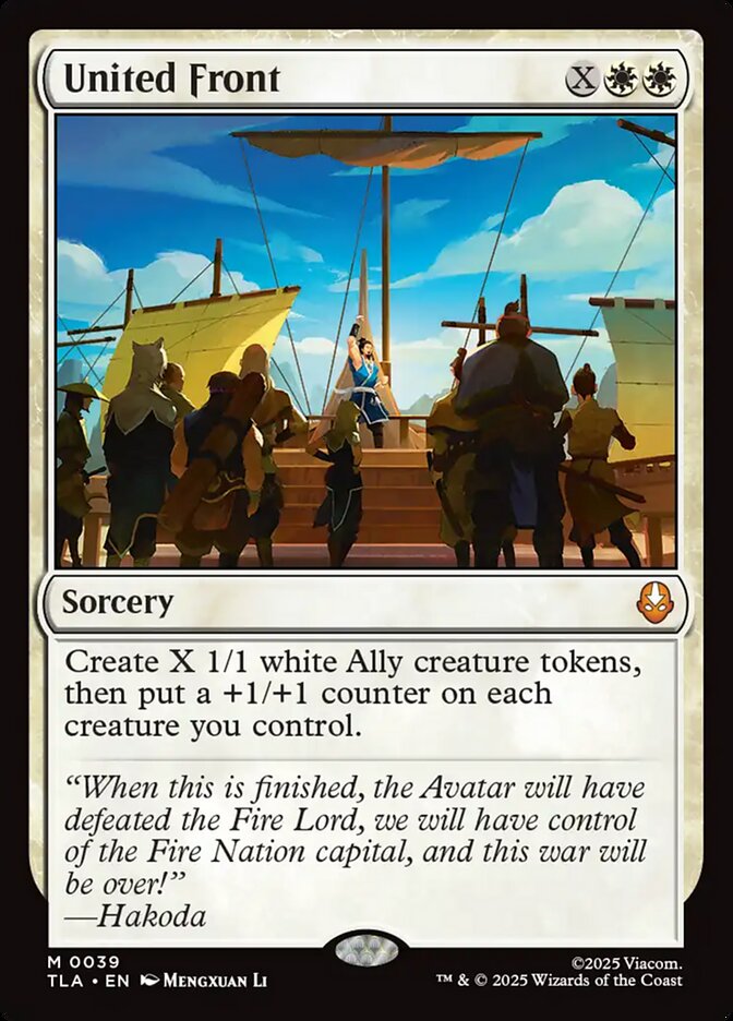 United Front 39/286 (Avatar: The Last Airbender)  | Chromatic Games