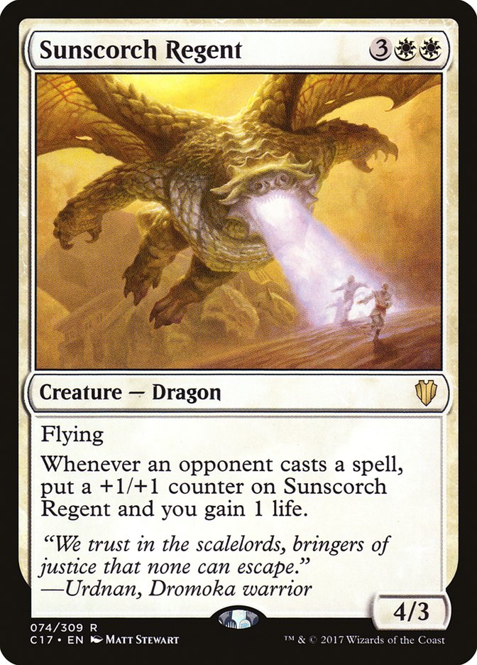 Sunscorch Regent 74/309 (Commander 2017)  | Chromatic Games