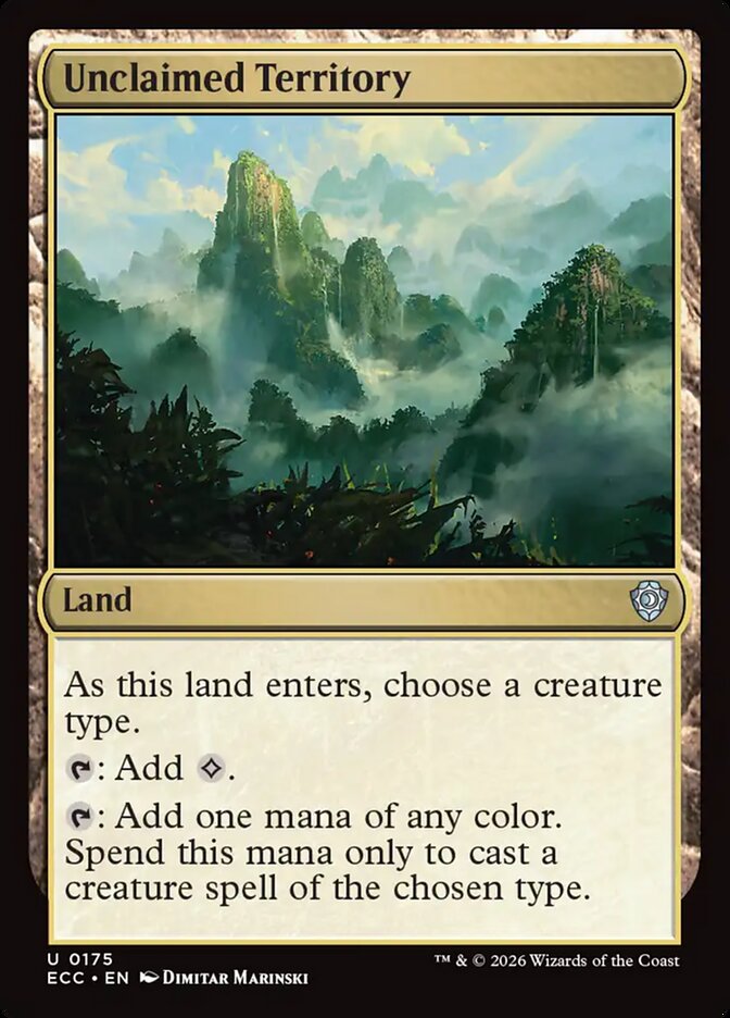 Unclaimed Territory 175 (Commander: Lorwyn Eclipsed)  | Chromatic Games