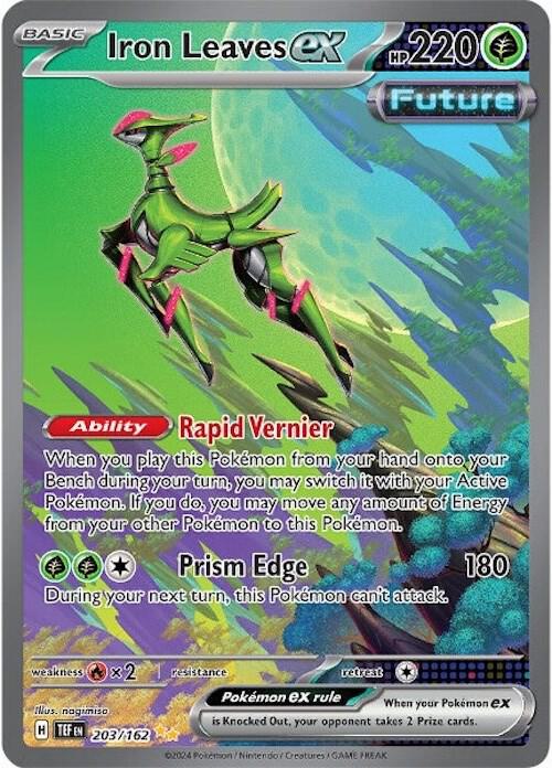 Iron Leaves ex 203/162 (SV05: Temporal Forces)  - Holofoil | Chromatic Games