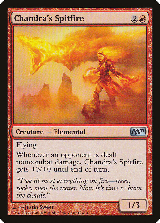 Chandra's Spitfire 129/249 (Magic 2011 (M11))  | Chromatic Games