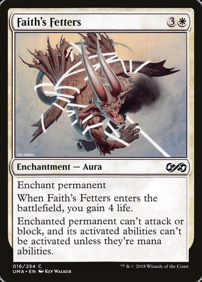 Faith's Fetters 16/254 (Ultimate Masters)  | Chromatic Games