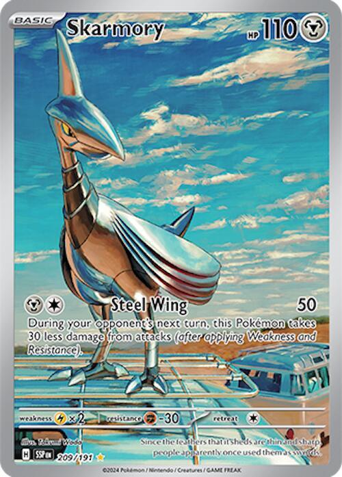 Skarmory 209/191 (SV08: Surging Sparks)  - Holofoil | Chromatic Games