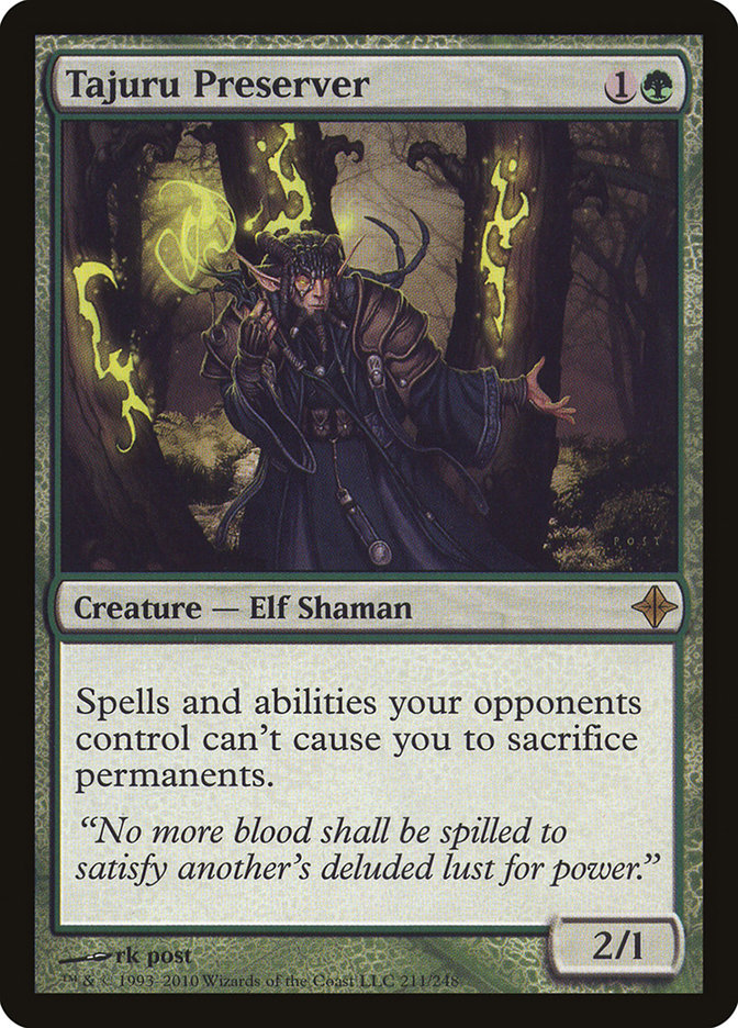 Tajuru Preserver 211/248 (Rise of the Eldrazi)  | Chromatic Games