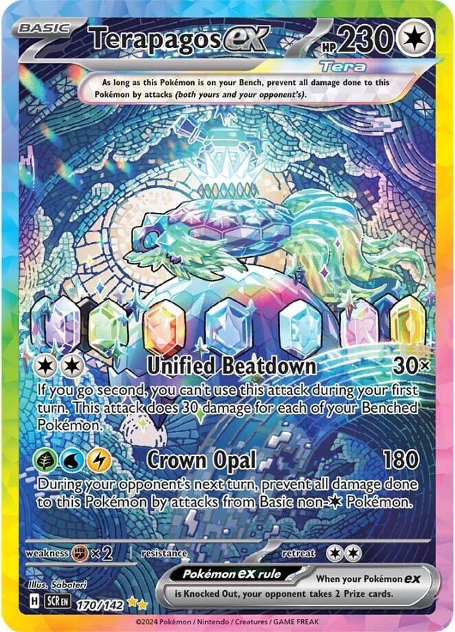 Terapagos ex 170/142 (SV07: Stellar Crown)  - Holofoil | Chromatic Games