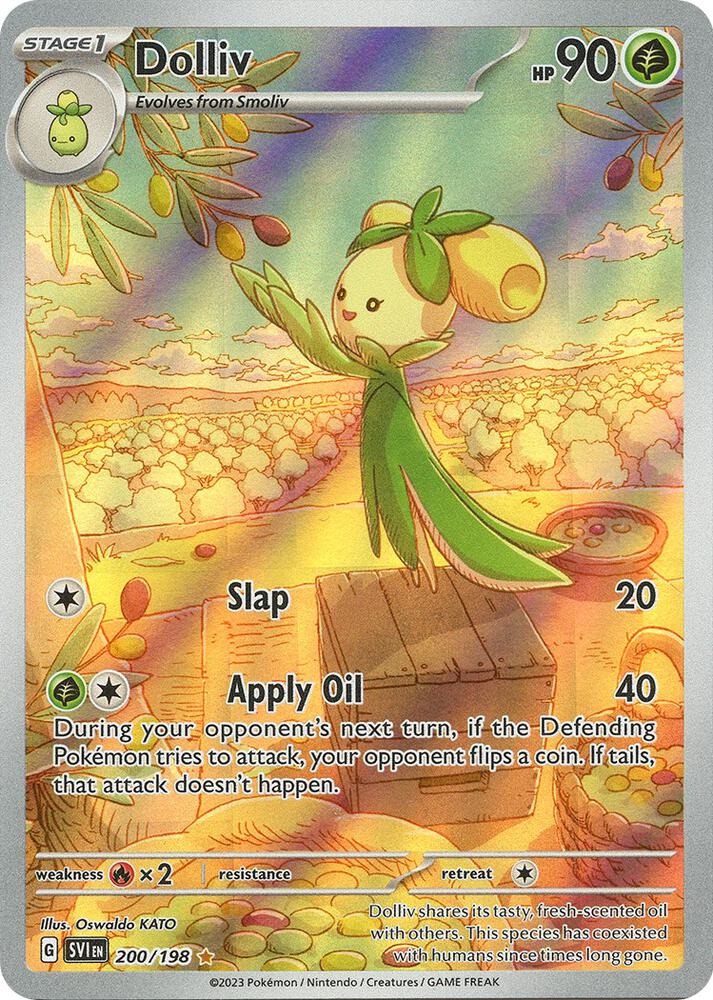 Dolliv 200/198 (SV01: Scarlet & Violet Base Set)  - Holofoil | Chromatic Games