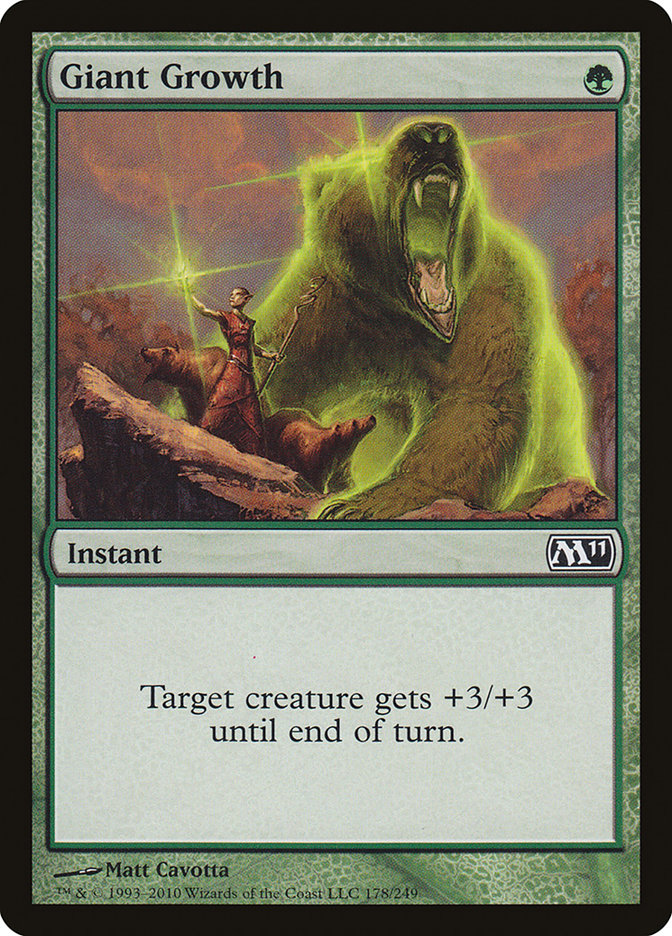 Giant Growth 178/249 (Magic 2011 (M11))  | Chromatic Games