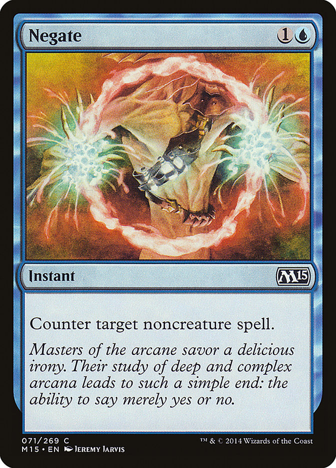 Negate 71 (Magic 2015 (M15))  | Chromatic Games