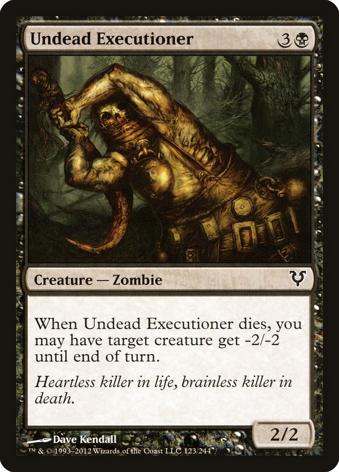 Undead Executioner 123/244 (Avacyn Restored)  | Chromatic Games