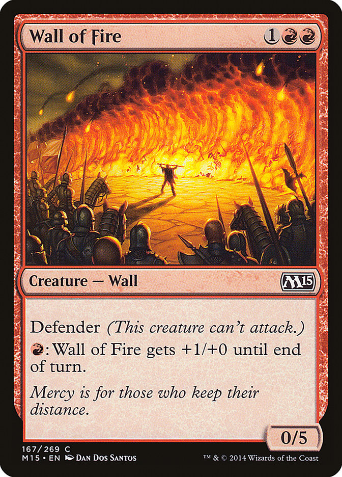 Wall of Fire 167/269 (Magic 2015 (M15))  | Chromatic Games