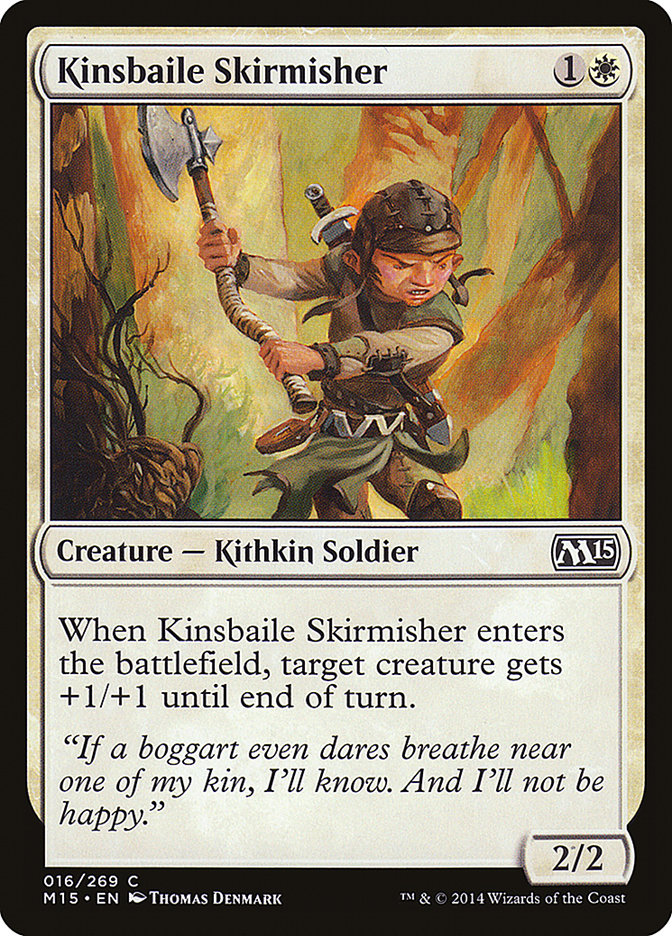 Kinsbaile Skirmisher 16/269 (Magic 2015 (M15))  | Chromatic Games