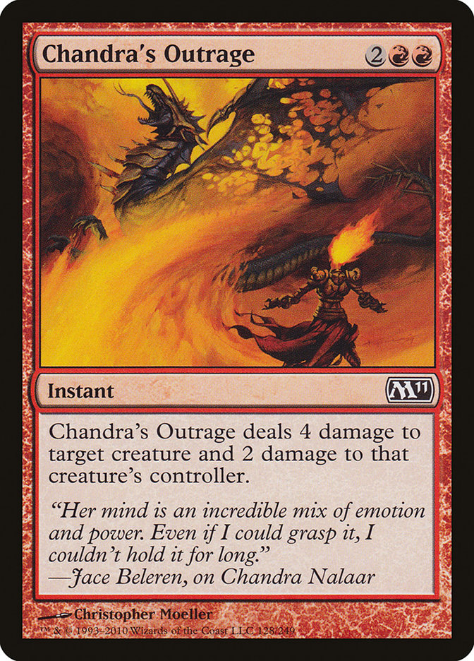 Chandra's Outrage 128/249 (Magic 2011 (M11))  | Chromatic Games