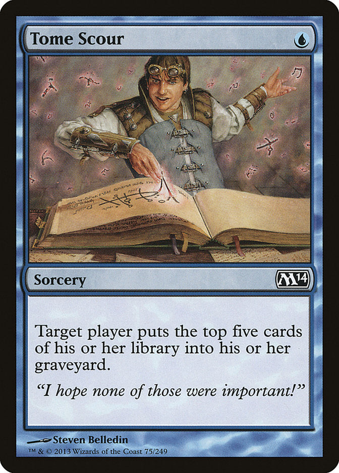 Tome Scour 75/249 (Magic 2014 (M14))  | Chromatic Games