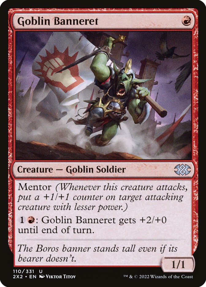 Goblin Banneret 110/331 (Double Masters 2022)  - Foil | Chromatic Games