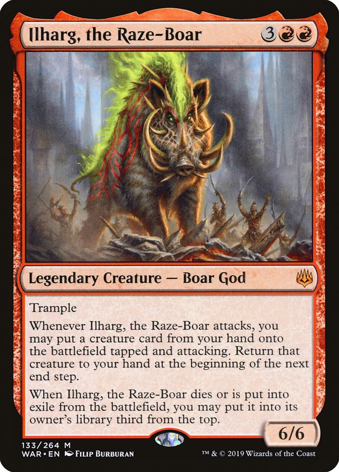 Ilharg, the Raze Boar 133/264 (War of the Spark)  | Chromatic Games