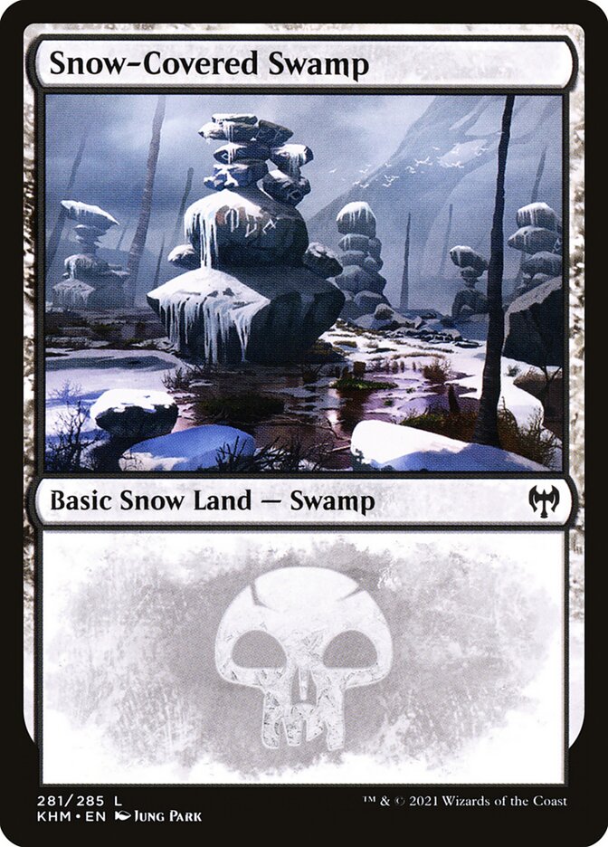 Snow-Covered Swamp 281/285 (Kaldheim)  | Chromatic Games