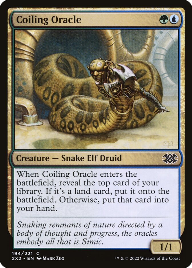 Coiling Oracle 194/331 (Double Masters 2022)  - Foil | Chromatic Games