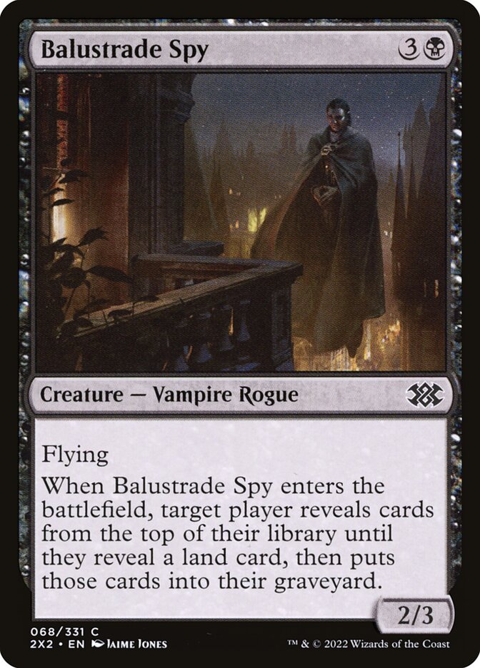 Balustrade Spy 68/331 (Double Masters 2022)  - Foil | Chromatic Games