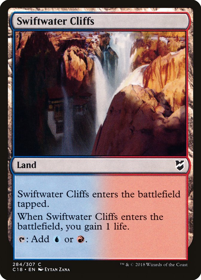 Swiftwater Cliffs 284/307 (Commander 2018)  | Chromatic Games
