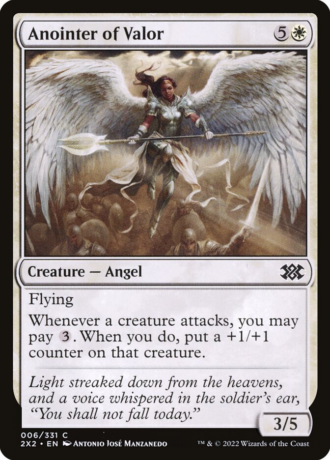Anointer of Valor 6/331 (Double Masters 2022)  - Foil | Chromatic Games
