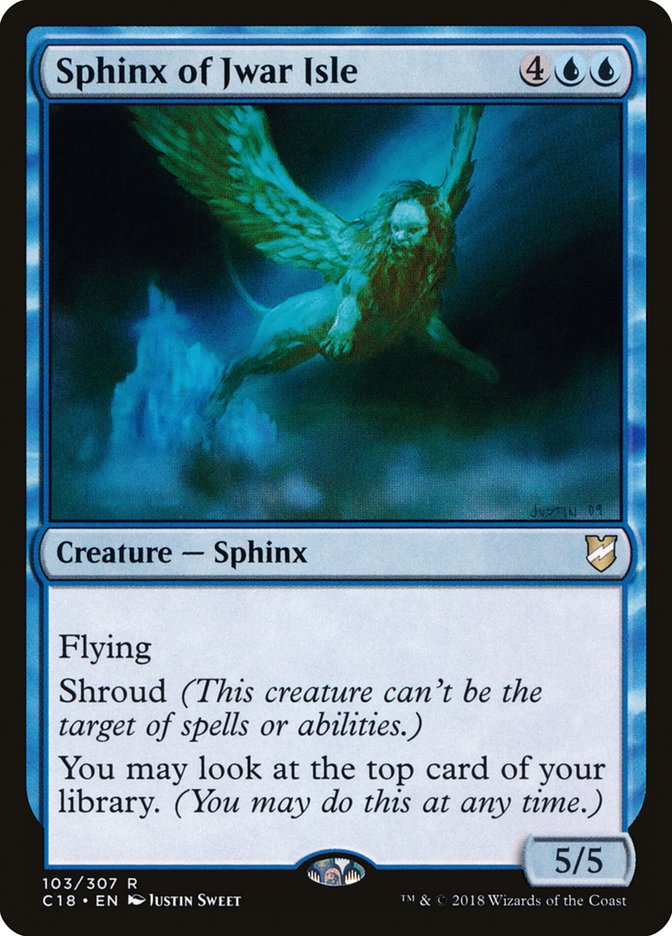 Sphinx of Jwar Isle 103/307 (Commander 2018)  | Chromatic Games