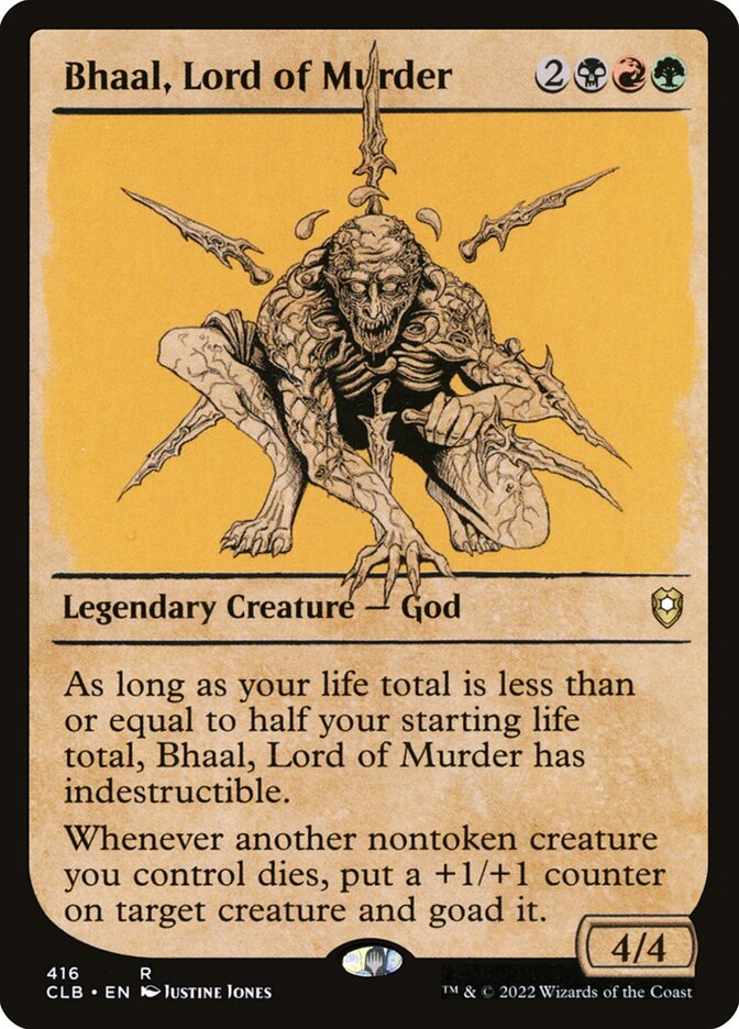 Bhaal, Lord of Murder 416 (Commander Legends: Battle for Baldur's Gate)  | Chromatic Games