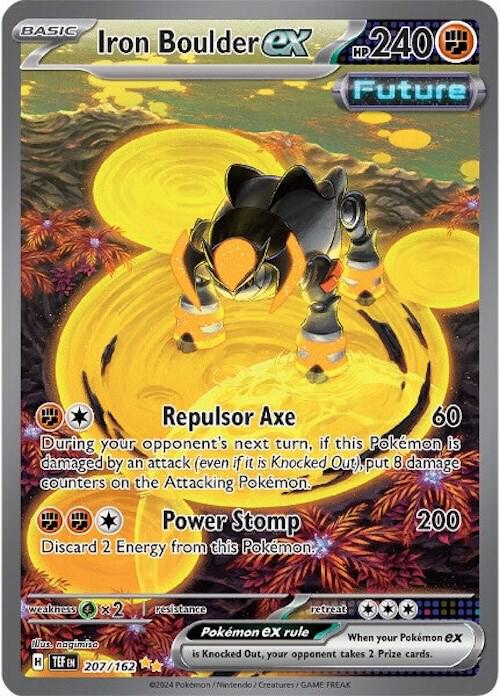 Iron Boulder ex 207/162 (SV05: Temporal Forces)  - Holofoil | Chromatic Games