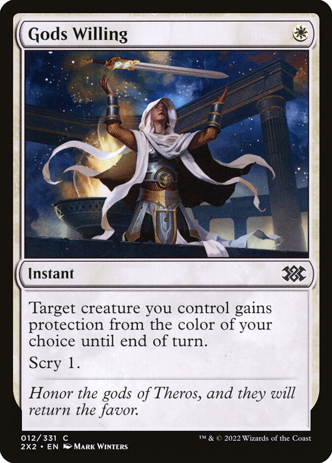 Gods Willing 12 (Double Masters 2022)  - Foil | Chromatic Games