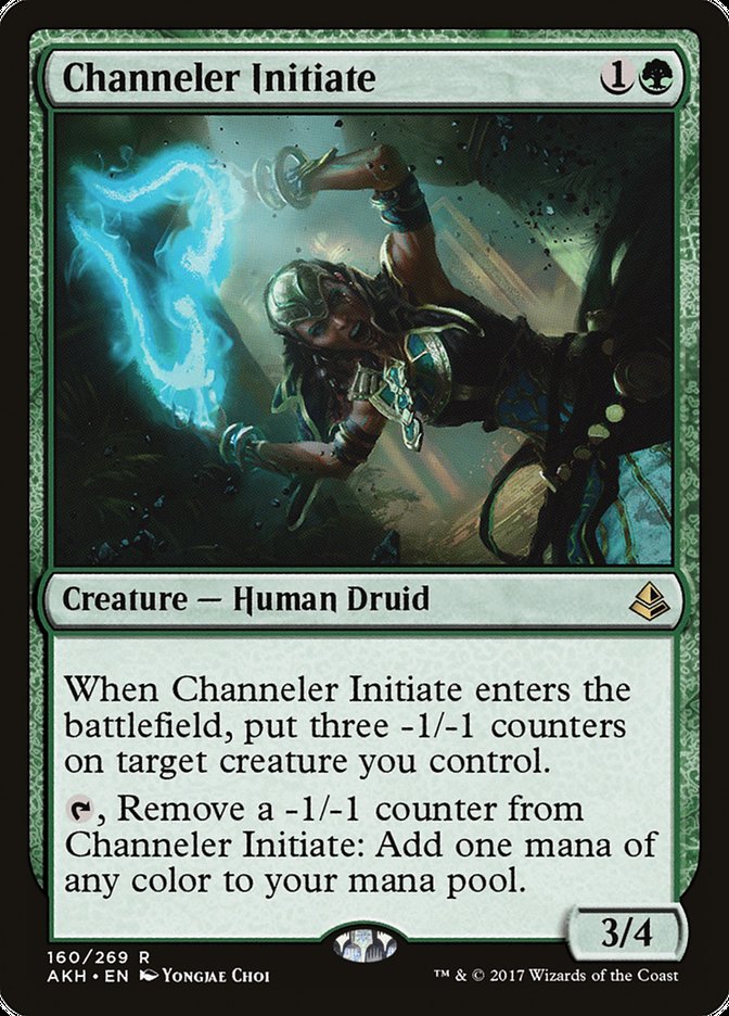 Channeler Initiate 160/269 (Amonkhet)  - Foil | Chromatic Games