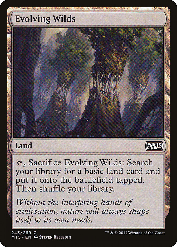 Evolving Wilds 243 (Magic 2015 (M15))  | Chromatic Games