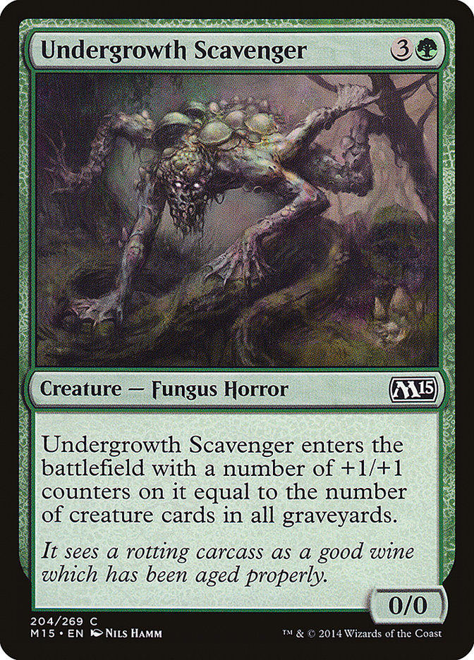 Undergrowth Scavenger 204/269 (Magic 2015 (M15))  | Chromatic Games