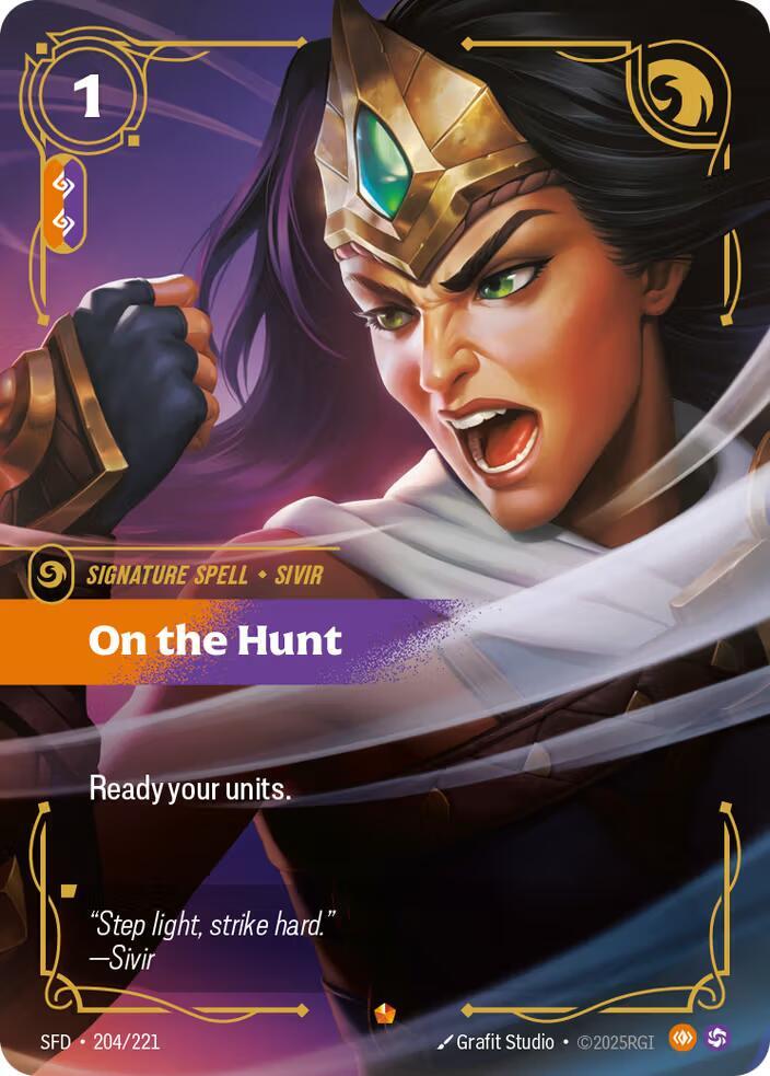 On the Hunt 204/221 (Spiritforged)  - Foil | Chromatic Games
