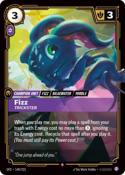 Fizz - Trickster 140/221 (Spiritforged)  - Foil | Chromatic Games
