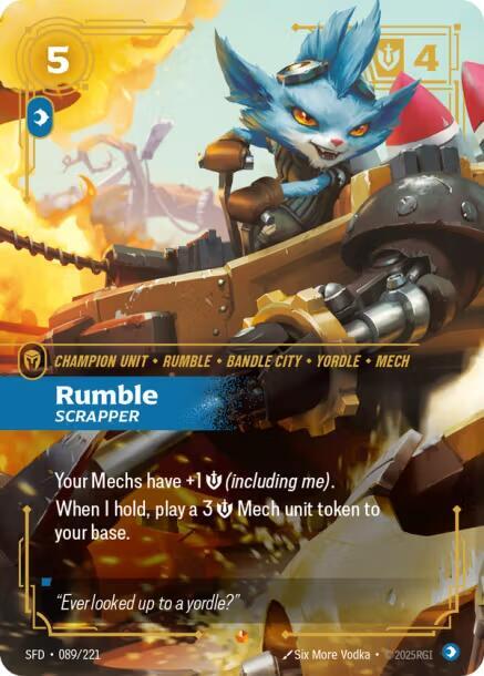 Rumble - Scrapper 089/221 (Spiritforged)  - Foil | Chromatic Games