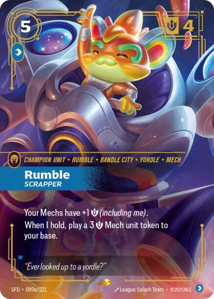 Rumble - Scrapper 089a/221 (Spiritforged)  - Foil | Chromatic Games