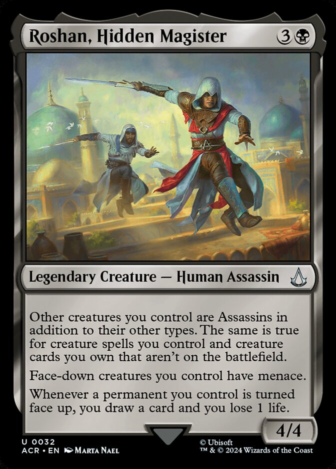 Roshan, Hidden Magister 32 (Universes Beyond: Assassin's Creed)  - Foil | Chromatic Games