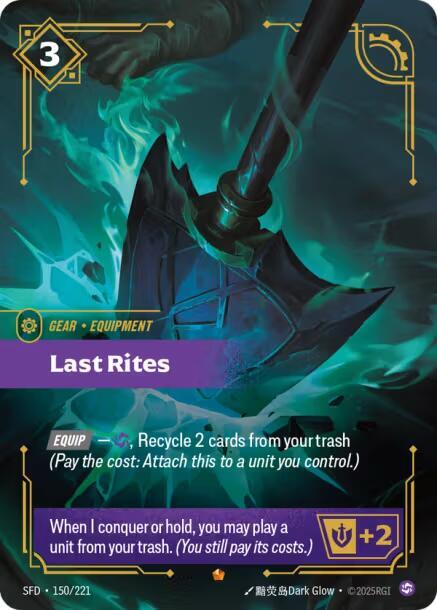 Last Rites 150/221 (Spiritforged)  - Foil | Chromatic Games