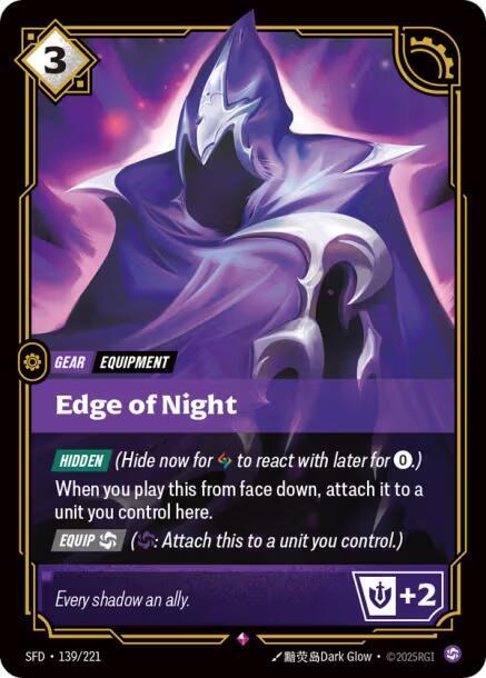 Edge of Night 139/221 (Spiritforged)  - Foil | Chromatic Games