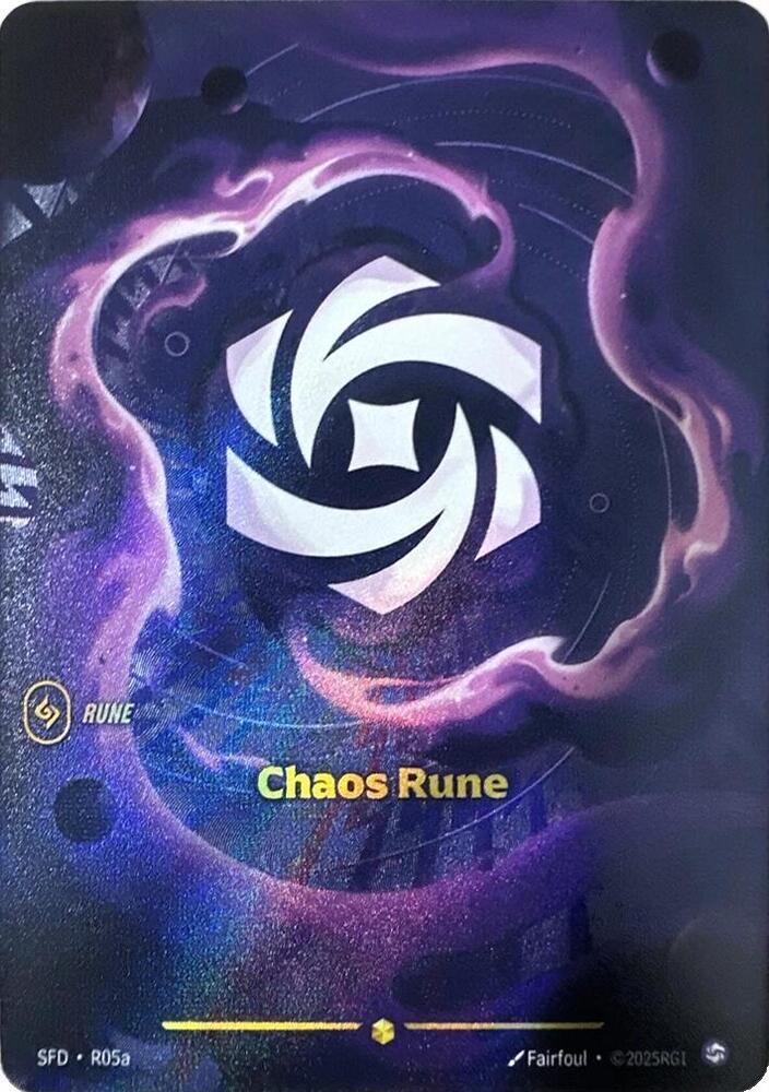 Chaos Rune Alternate Art R05a (Spiritforged)  - Foil | Chromatic Games