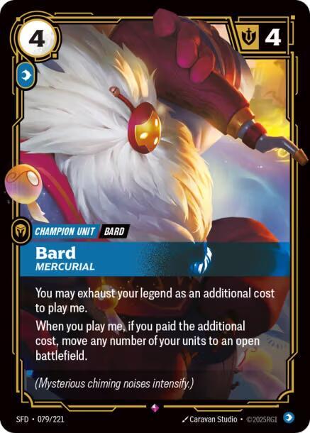 Bard - Mercurial 079/221 (Spiritforged)  - Foil | Chromatic Games