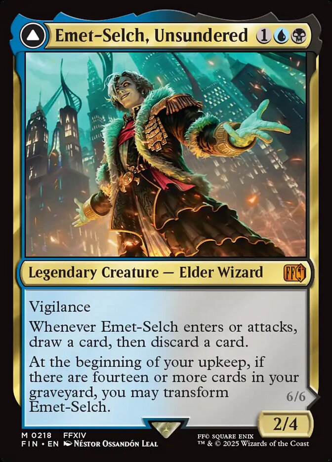 Emet-Selch, Unsundered // Hades, Sorcerer of Eld 218 (FINAL FANTASY)  | Chromatic Games