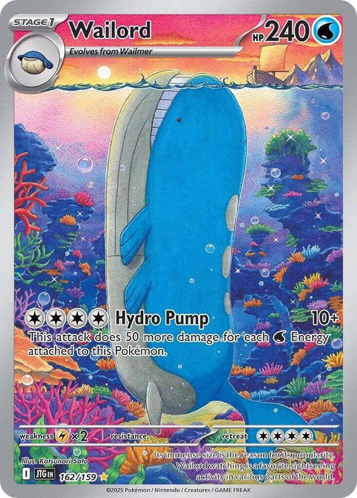 Wailord 162/159 (SV09: Journey Together)  - Holofoil | Chromatic Games